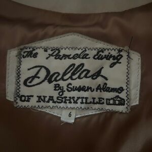 Susan Alamo Leather Dallas “The Pam Ewing” Jacket